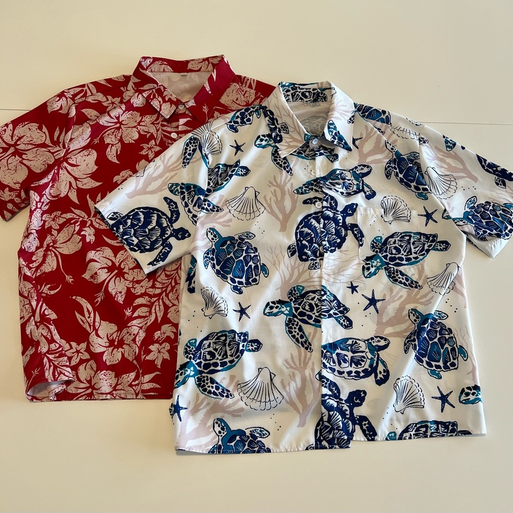 TWO Men’s Hawaiian Shirts